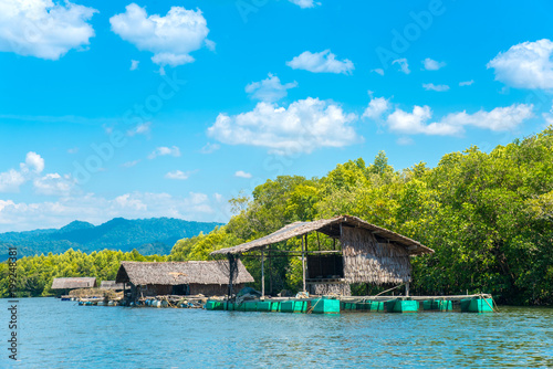 Fishing Village in Mangrove Forest, Phang Nga Province, Thailand. © satit