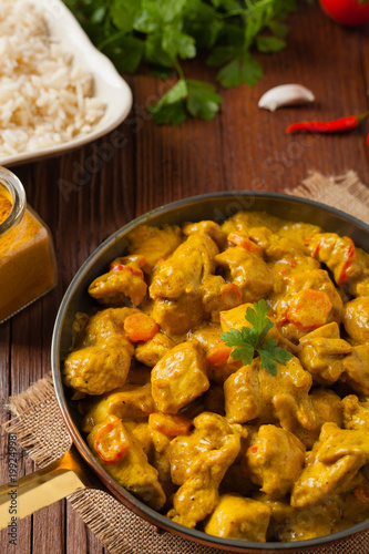 Fotografía Chicken Curry Sauce.