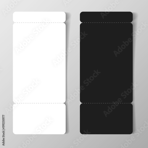 vector illustration blank festival concert event ticket design template