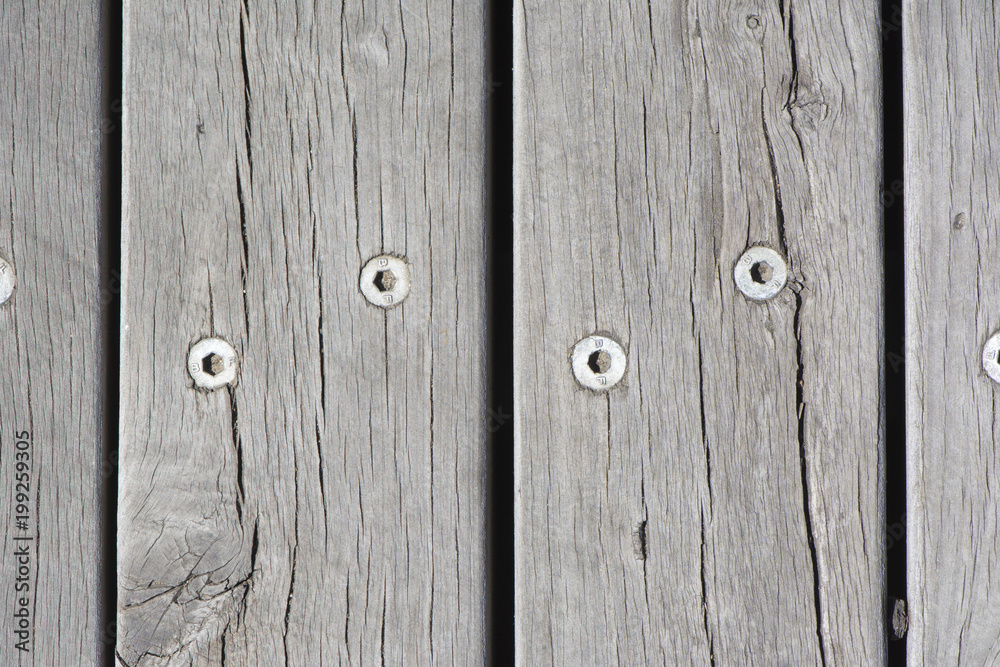 Abstract: Wooden Slats of Bridge Floor Abstract: Wooden Slats of Bridge Floor