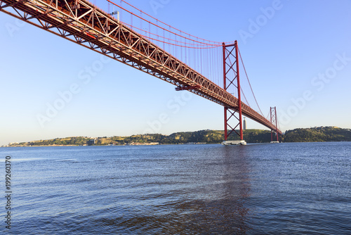 April 25th bridge over the Tago river in Lisbon photo