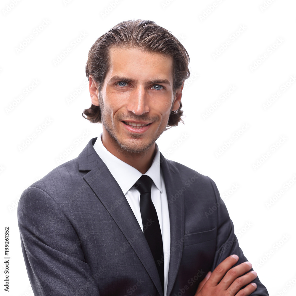 portrait of smiling business people. portrait of smiling business people.
