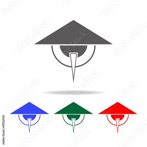Chinese sage icon. Elements of Chinese culture multi colored icons. Premium quality graphic design icon. Simple icon for websites, web design, mobile app, info graphics