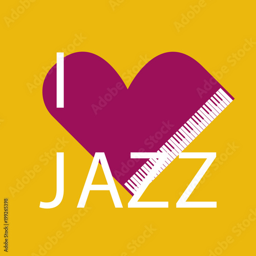 I LOVE JAZZ. FUNNY AND COOL LETTERING.
Serie of funny illustrations with cool musicians and instruments.