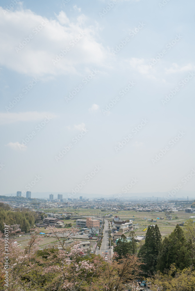 大阪　高槻　摂津峡からの展望