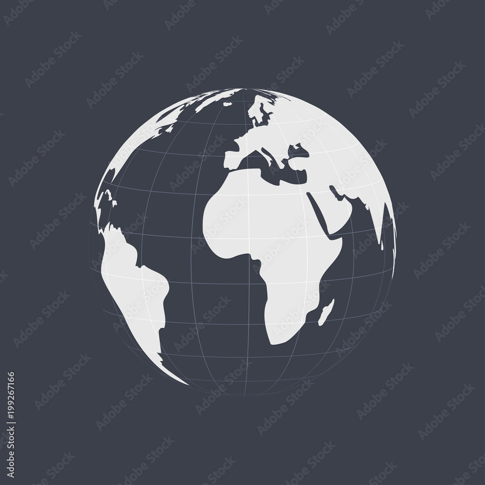 Earth vector icons set. Elements of this image furnished by NASA Earth vector icons set. Elements of this image furnished by NASA