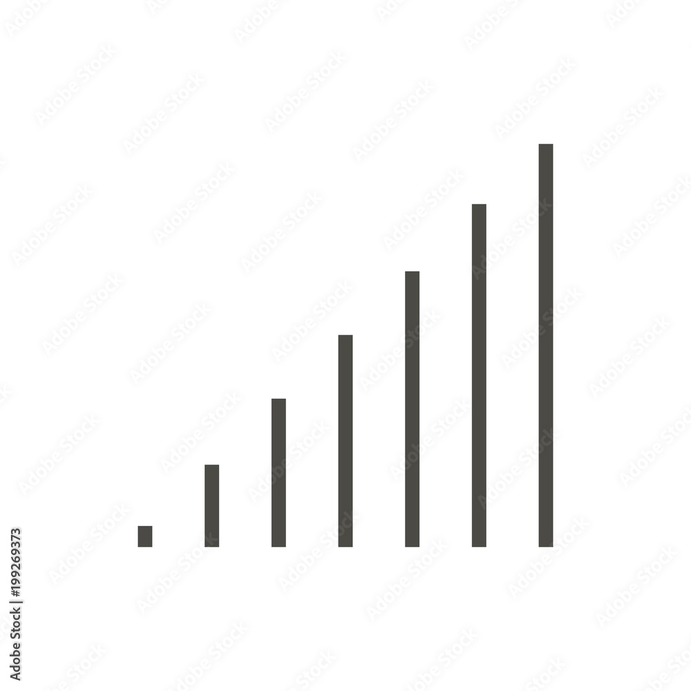 Mobile signal icon. Line vector Mobile signal icon. Line vector