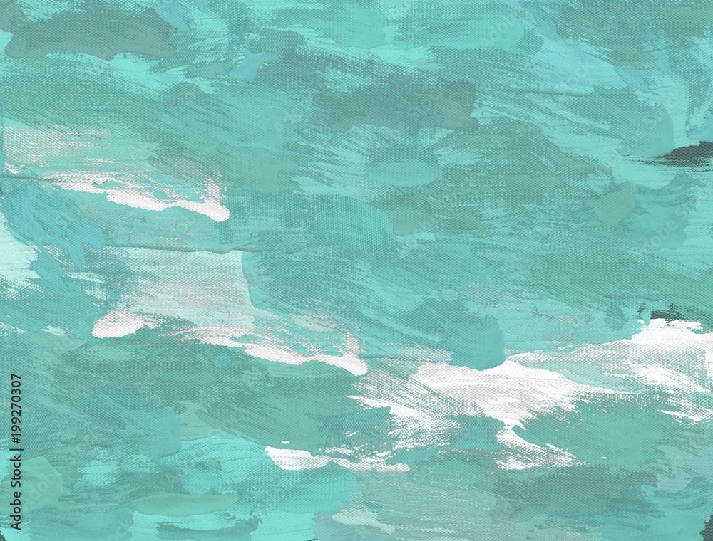 Fototapeta premium Abstract painting on canvas. Hand made art. Colorful texture. Modern artwork. Strokes of fat paint. Brushstrokes. Contemporary art. Artistic background image.