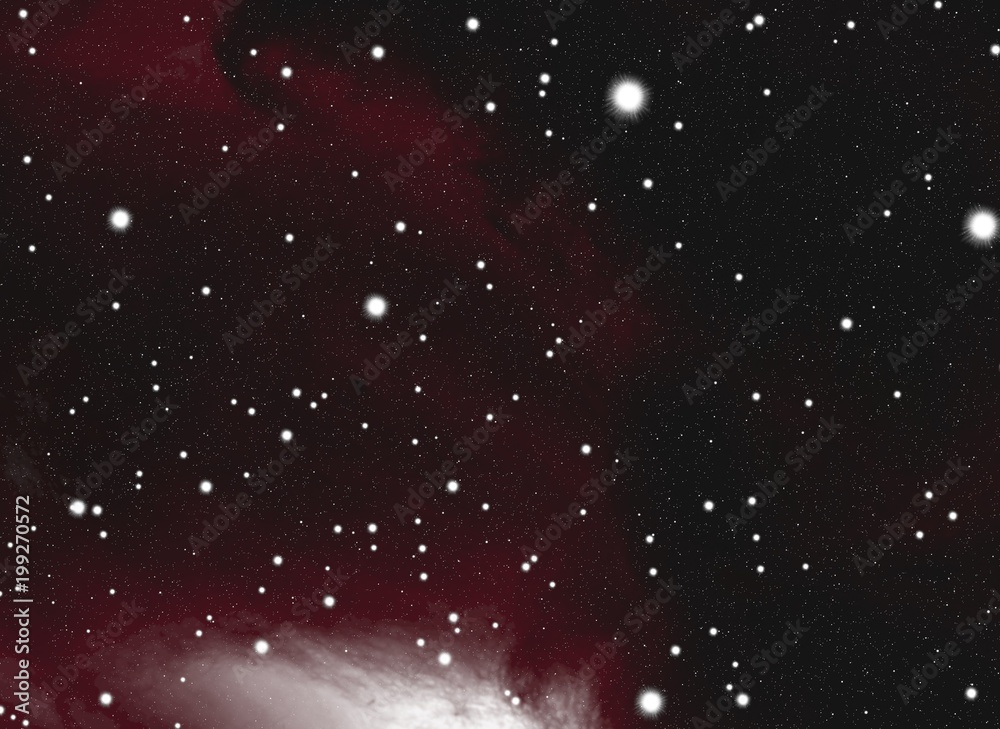 Obraz premium Cosmic Background. Interstellar Space