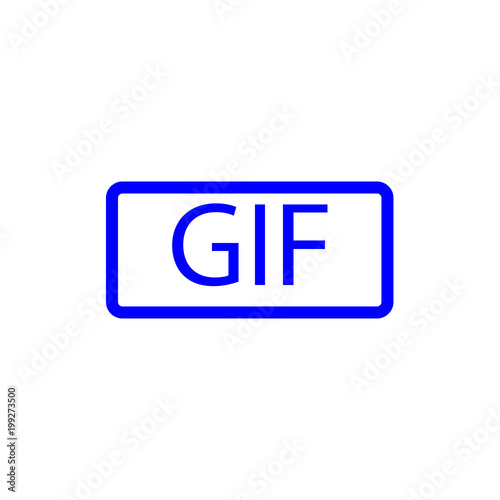 Blue gif icon