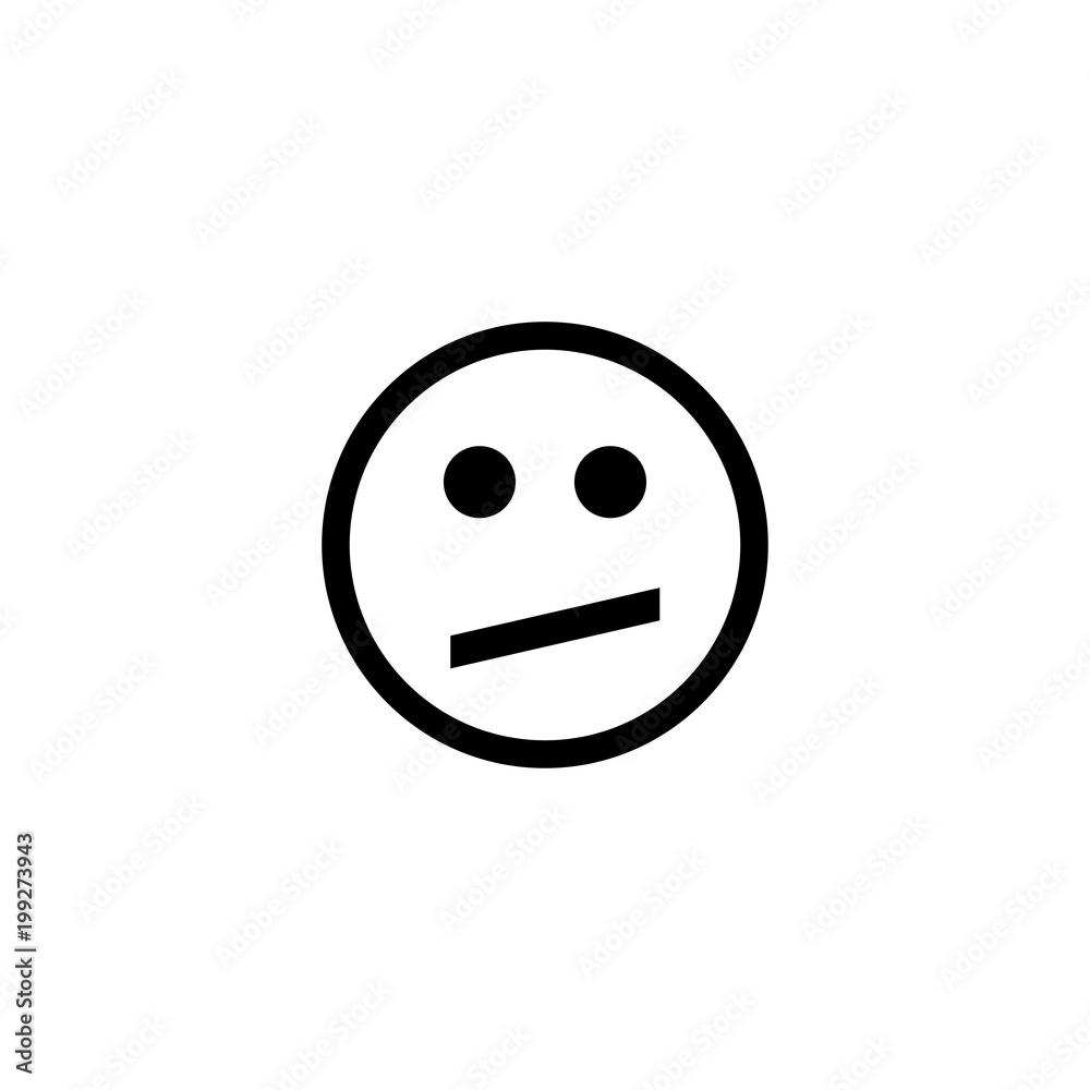 Fototapeta premium Emoticon vector icon