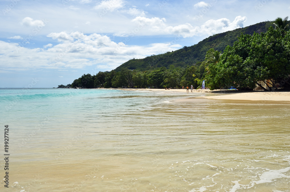 Obraz premium Beau Vallon beach, Seychelles islands