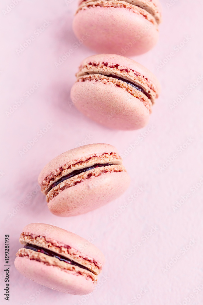 Fototapeta premium Frische Frazösische Macarons
