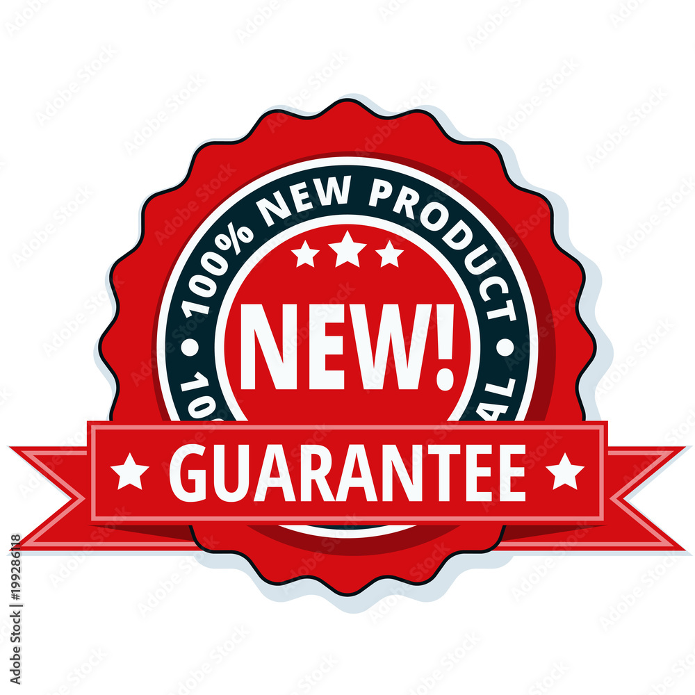 New Product  label illustration