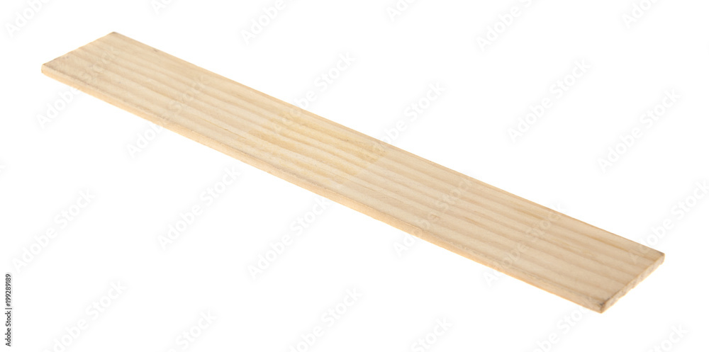 wooden bar isolated on white background
