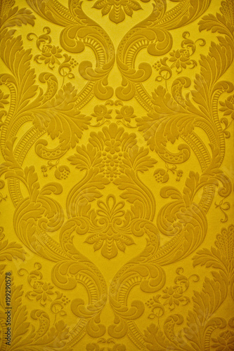 Vintage golden wallpaper.