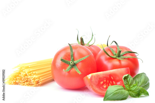 Spaghetti with vegetables