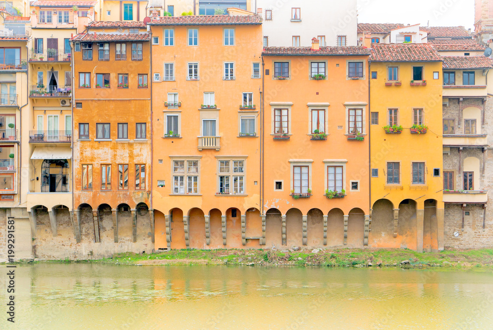 Naklejka premium Barbacani sull' Arno