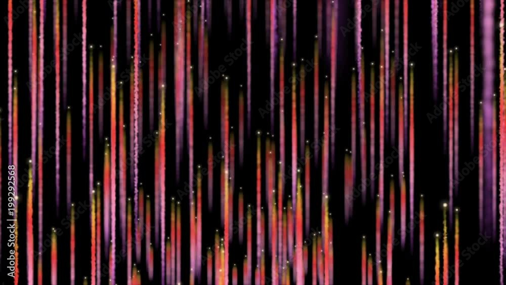 Particles Rising With Trails Red Particles Rising With Trails Red