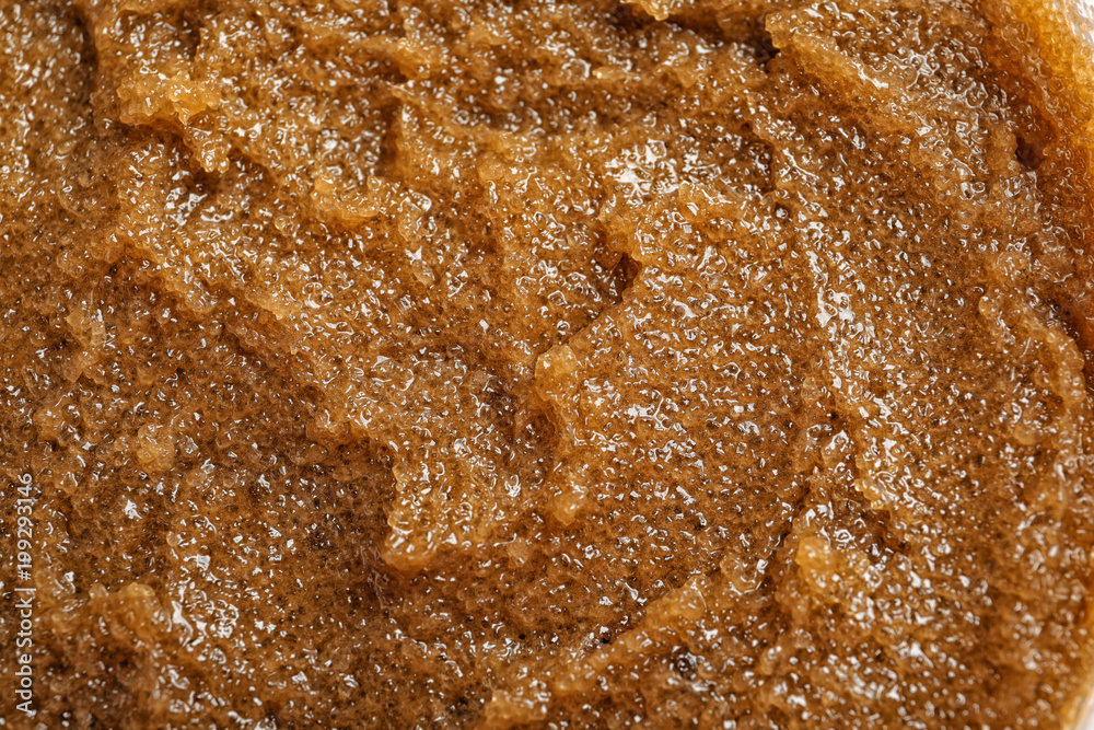 Texture of natural scrub, closeup
