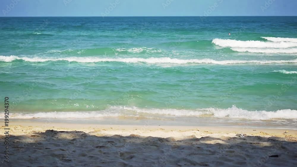 Beautiful tropical beach on Koh Samui, Thailand. slow motion. 1920x1080 Beautiful tropical beach on Koh Samui, Thailand. slow motion. 1920x1080