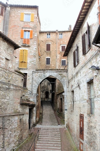 the city view in Perugia  Umbria  Italy