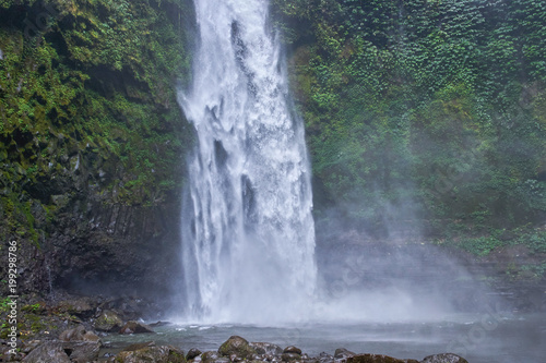 Beautiful Nungnung Waterfall on Bali, Indonesia