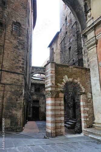 the view in Perugia, Umbria, Italy