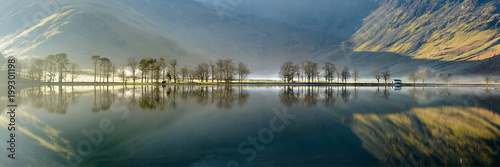 Buttermere trees pano