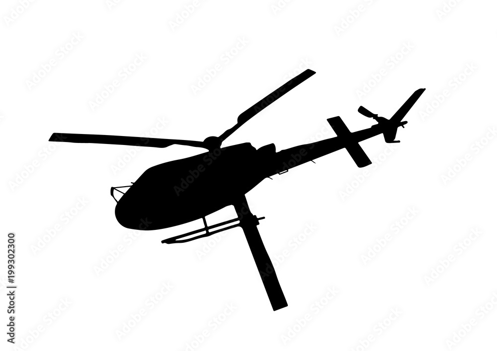 silhouette helicopter vector silhouette helicopter vector