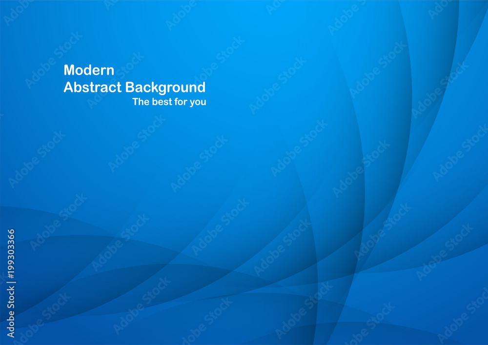 Abstract blue curve background with copy space for text. Modern template design for cover, brochure, web banner and magazine. Abstract blue curve background with copy space for text. Modern template design for cover, brochure, web banner and magazine.