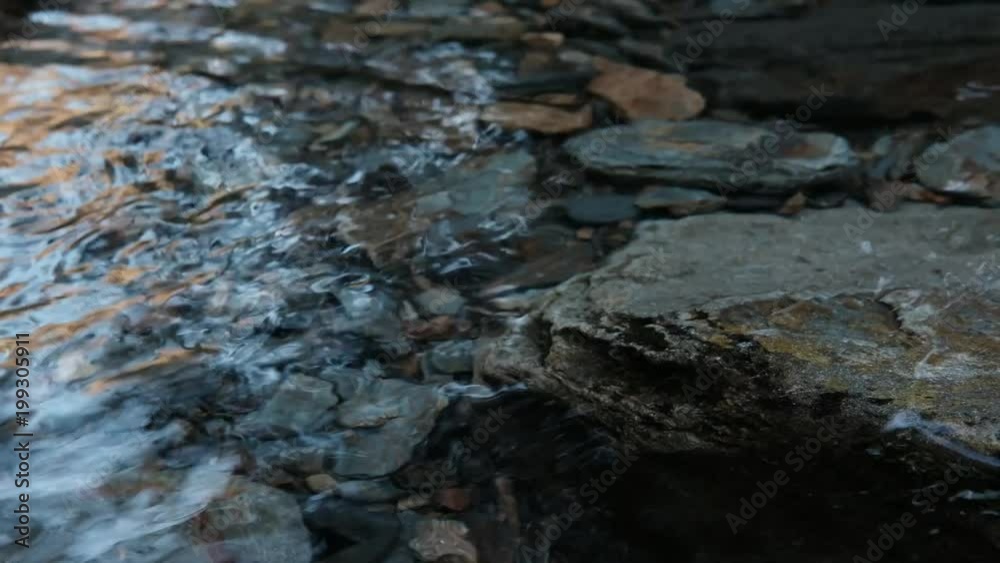 Close up of stones in a creek in Smoky Mountains National Park Close up of stones in a creek in Smoky Mountains National Park