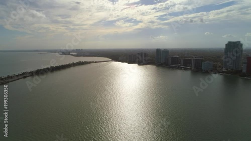 Wallpaper Mural Aerial video Brickell Bay Miami FL Torontodigital.ca