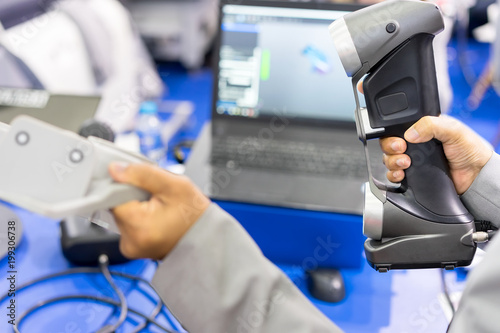 3D laser scan measurement automotive part for reverse engineering