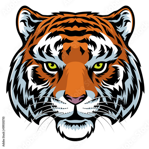 Canvas Print tiger head