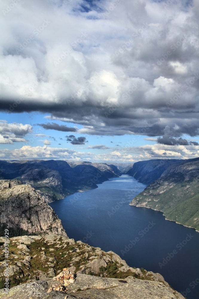 Lysefjord landscape in Norway