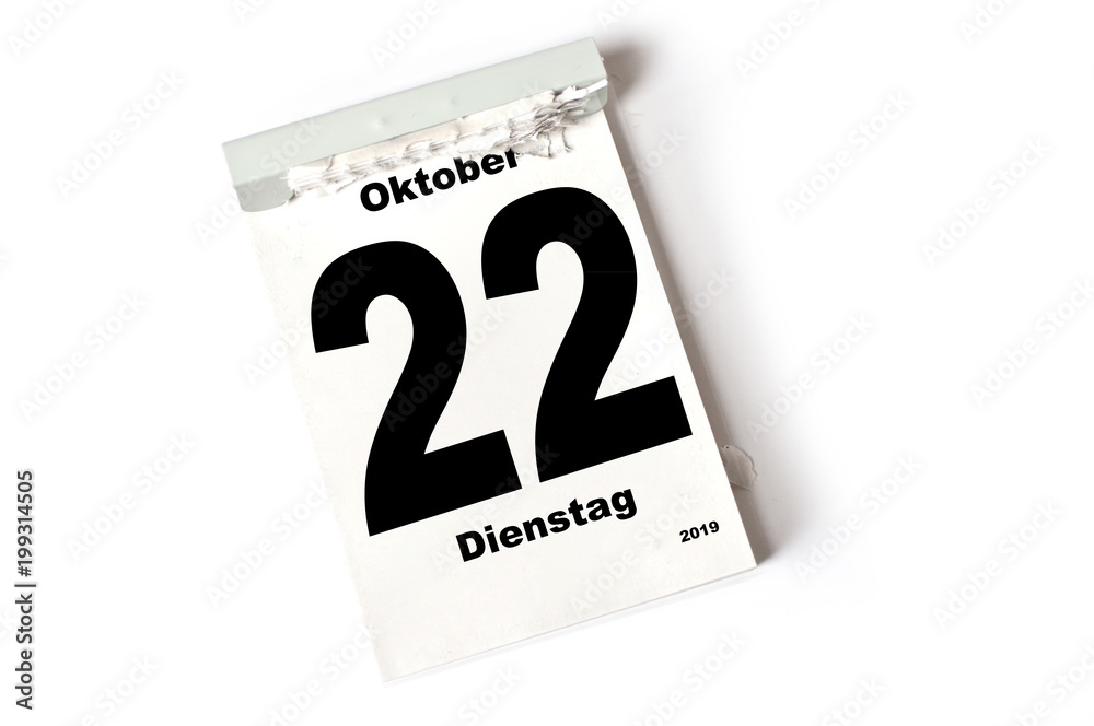 22. Oktober 2019 22. Oktober 2019