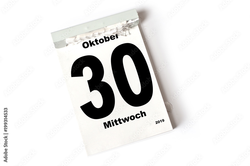 30. Oktober 2019 30. Oktober 2019