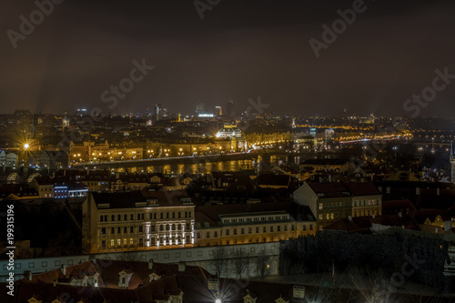 Blick auf das nächtliche Prag © neuhold.photography