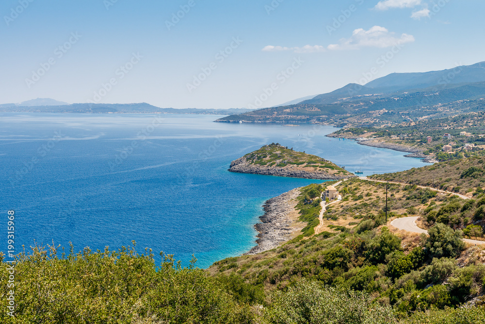 Beautiful view on Zakynthos island, Greece