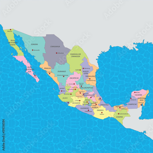 Map of Mexico