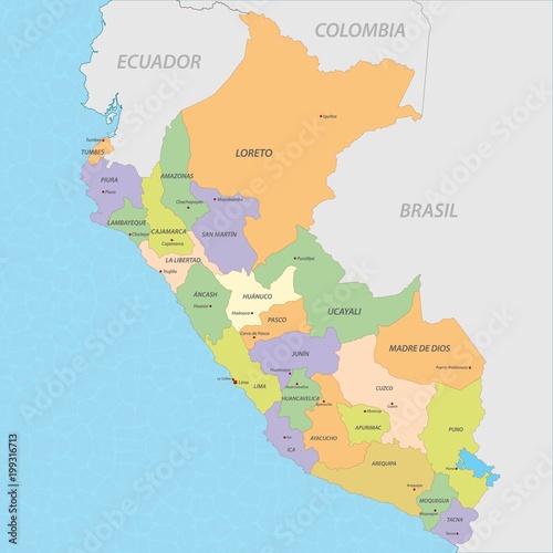 Map of Peru