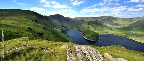 Sunlight over Mardale Head Haweswater