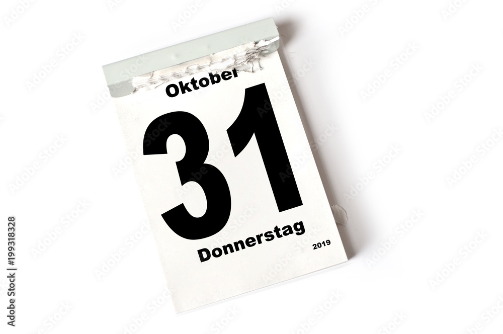 31. Oktober 2019 31. Oktober 2019