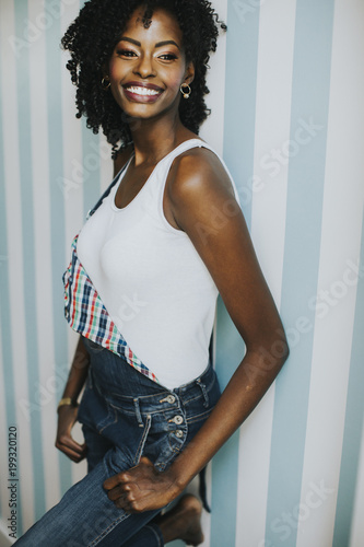 Pretty african american wom...