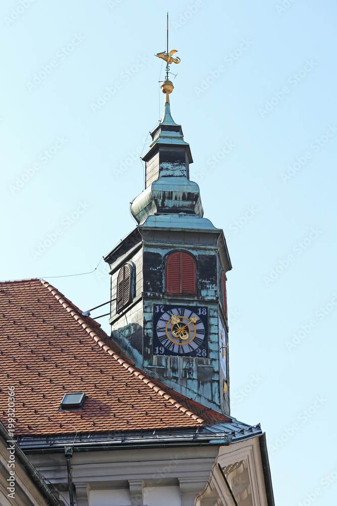 Ljubljana Town Hall Tower