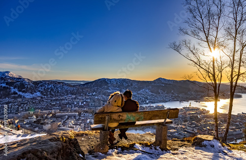 Couple on the bench 2