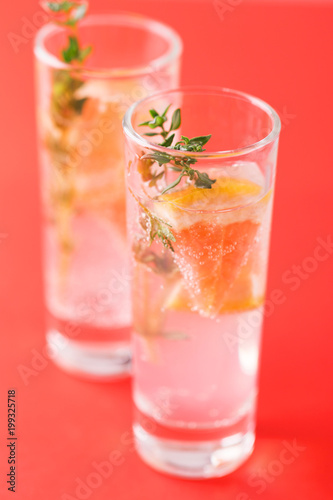 Wallpaper Mural Gin bitter lemon with thyme and grapefruit. Torontodigital.ca