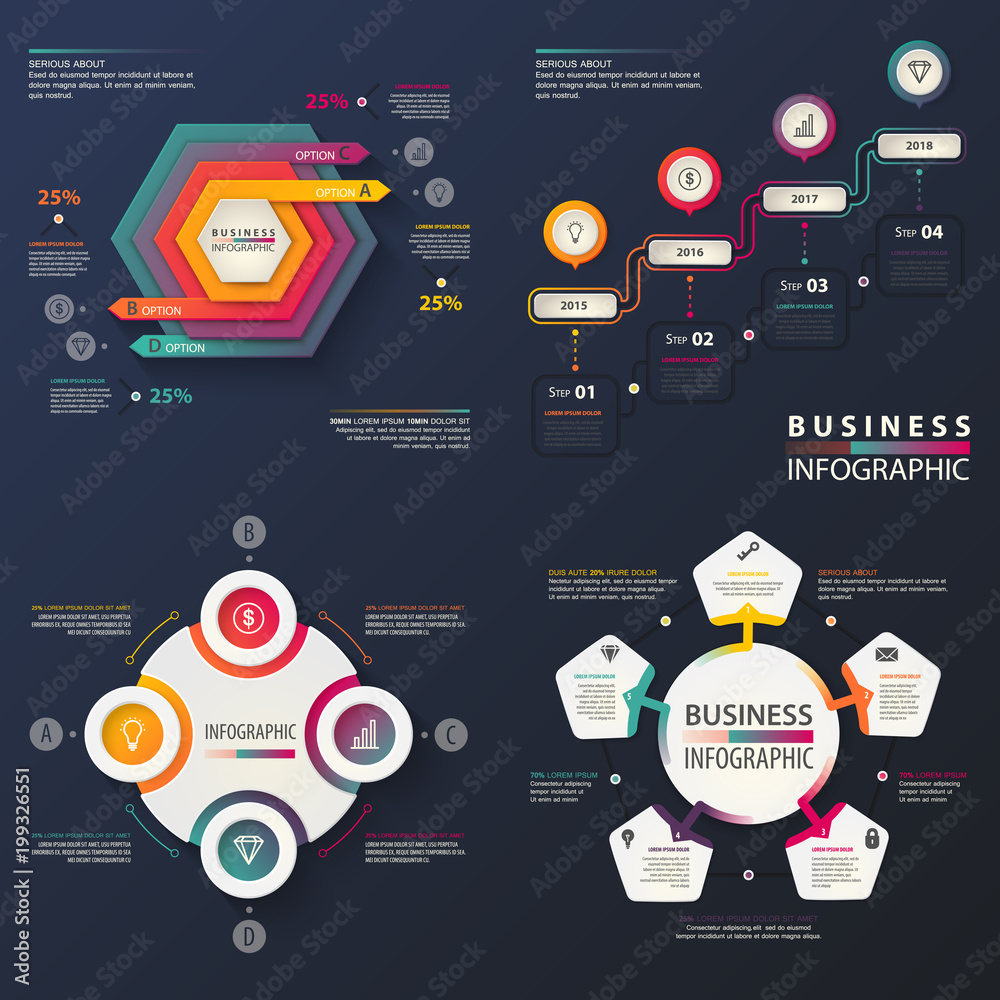 Infographic for business or management.Information Infographic for business or management.Information