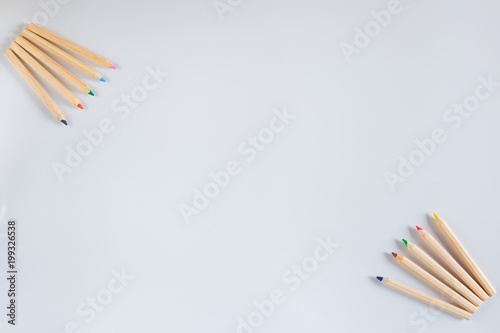 color pencil with space